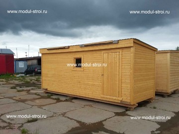 Фото деревянных бытовок 10