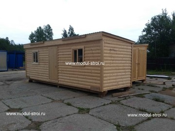 Фото деревянных бытовок 14